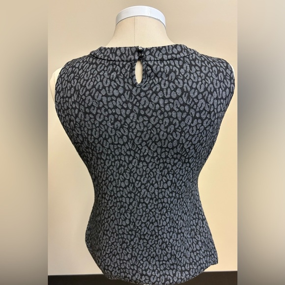 Calvin Klein grey leopard print sleeveless stretchy camisole top size Medium - Picture 4 of 10